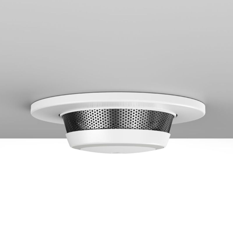 Cavius innbyggingsbrakett 65cm til seriekoblede varslere - hvit